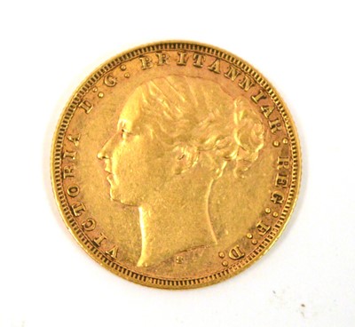 Lot 107 - An Australian Queen Victoria gold sovereign