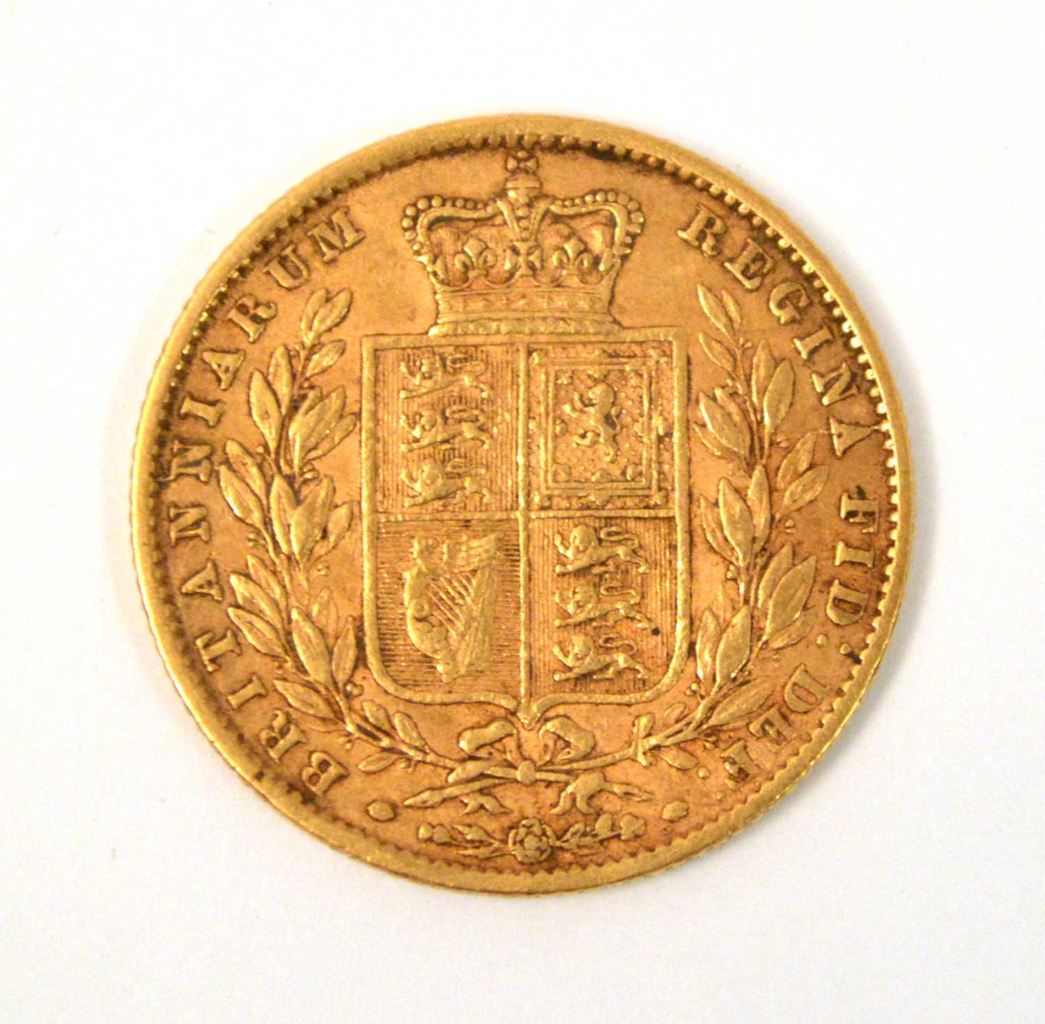 Lot 109 - A Queen Victoria gold sovereign, 1860.