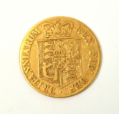 Lot 110 - A George III gold half sovereign, 1817.