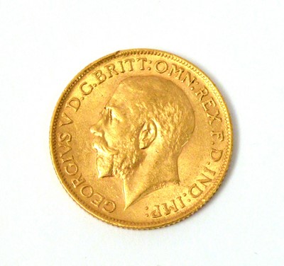 Lot 130 - A George V gold sovereign, 1912.