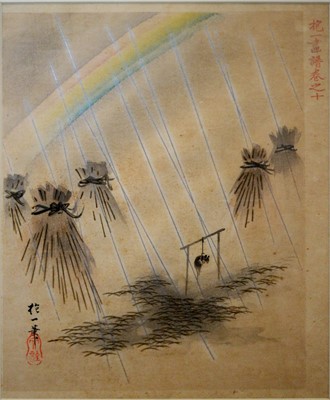 Lot 501 - Sakai Hoitsu (1761-1828) Watercolour dead rat