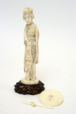 Lot 498 - Japanese marine ivory figure