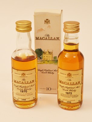 Lot 660 - Miniature whisky: The Macallan