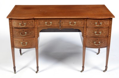 Lot 1086 - Maple & Co, Edwardian writing desk.