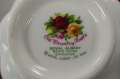 Lot 489 - Royal Albert 'Old Country Roses' dinner and tea service.