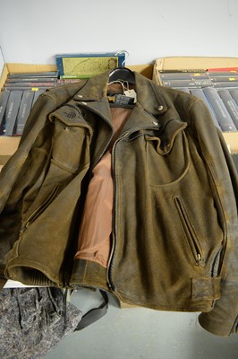 Lot 502 - A Harley Davidson Motor Clothes leather motorcycle jacket.