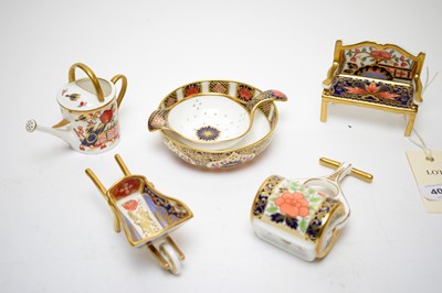 Lot 401 - A selection of Royal Crown Derby 'Imari' ceramics.