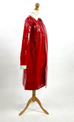 Lot 1245 - An iconic 1960s Mary Quant 'Wet Collection' PVC raincoat