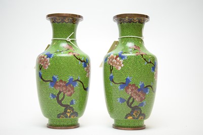Lot 542 - Pair of Japanese vases.