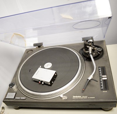 Lot 514 - Technics turntable; Ortofon Concorde cartridge and a turntable pre-amp0lifier.