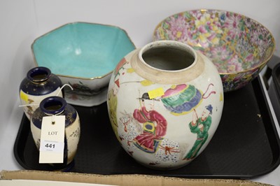 Lot 441 - Chinese and Oriental ceramics.