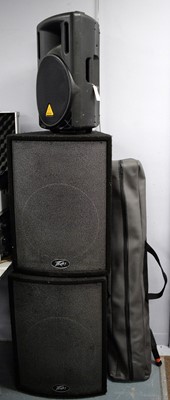 Lot 519 - Peavey speaker and Behringer speaker