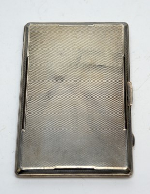 Lot 185 - A silver cigarette case, by John Rose