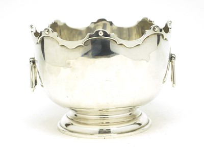 Lot 580 - An Edwardian silver rose bowl, by Charles Edwards