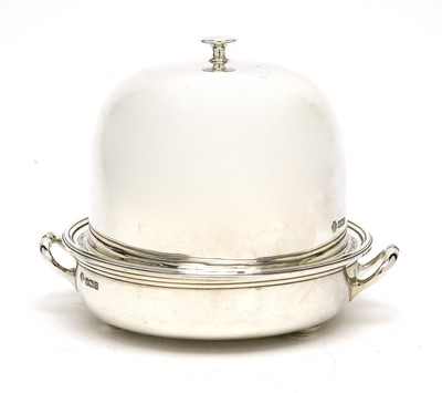 Lot 581 - An Edwardian silver muffin dish, by William Hutton & Sons Ltd