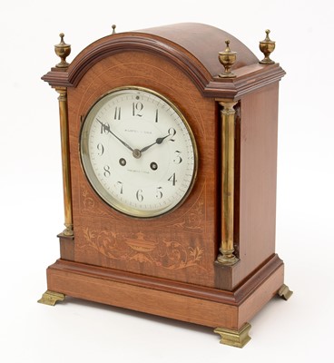 Lot 987 - Vincent & Cie: a late 19th C bracket clock.