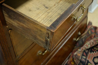 Lot 131 - 19th C chest of drawers.