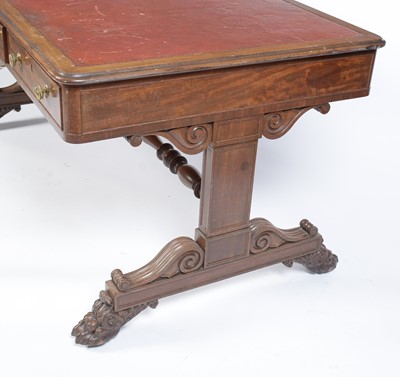 Lot 1079 - Gillows, Lancaster: a Victorian mahogany library table.