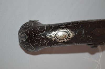 Lot 198 - A late 18th Century flintlock pistol