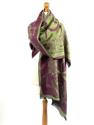 Lot 1256 - A Chanel wool scarf