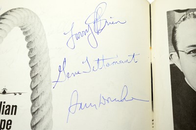 Lot 1012 - Louis Armstrong tour programme 1962 signed to interior by Armstrong and Jerry Brown
