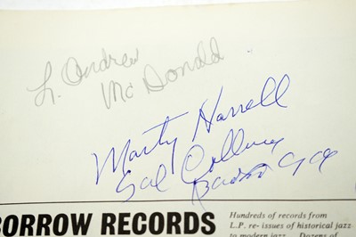 Lot 1012 - Louis Armstrong tour programme 1962 signed to interior by Armstrong and Jerry Brown