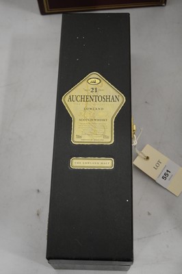Lot 551 - Bottle of Auchentoshan Triple Distilled Single Malt Scotch Whisky.