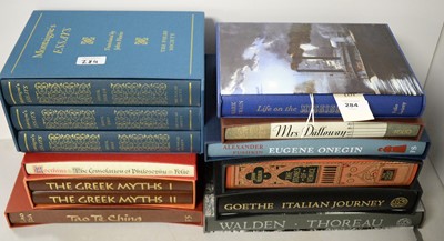Lot 284 - A collection of Folio Society books.