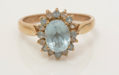 Lot 111 - Five gemstone ring