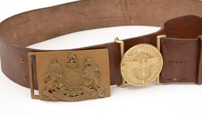 Lot 1001 - A German belt and British buckle