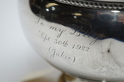 Lot 121 - A silver bowl, by J & R Griffin Ltd