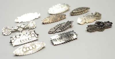 Lot 135 - A collection of silver Victorian and early 20th Century brooches