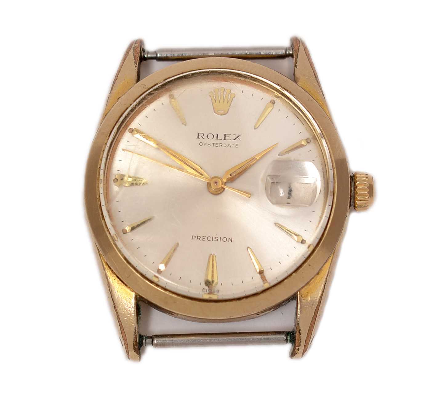 359 - Rolex Oysterdate Precision: a gilt cased wristwatch, model 6694,