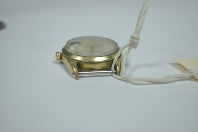Lot 359 - Rolex Oysterdate Precision: a gilt cased wristwatch, model 6694