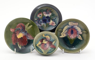 Lot 456 - Four small Moorcroft dishes