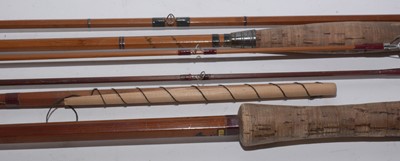 Lot 433 - Hardy Brothers and other "Perfect" fishing reel and rods.