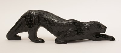 Lot 535 - Modern Lalique Zeila Panther in black