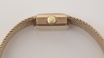 Lot 362 - Omega: a 9ct yellow gold cocktail watch