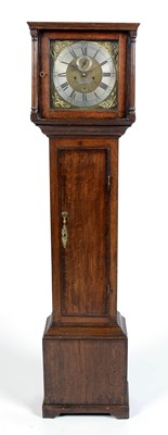 Lot 989 - Richard Corliss, Stockport: a George III oak longcase clock.