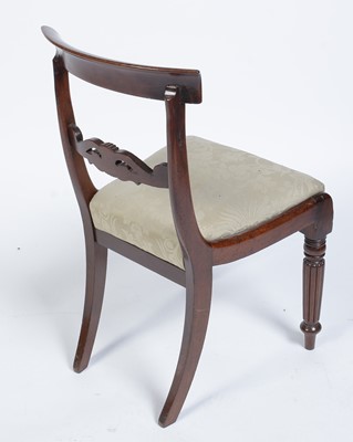 Lot 1048 - Six George IV mahogany dining chairs