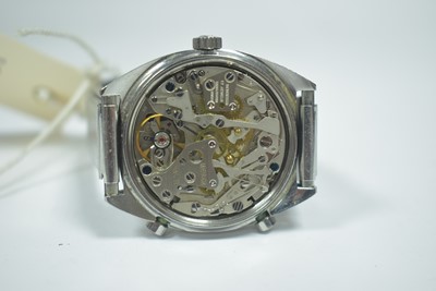 Lot 350 - Heuer Carrera Automatic Chronograph: a steel cased wristwatch