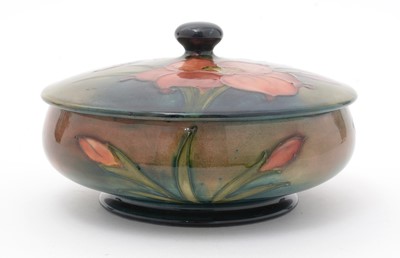 Lot 480 - Moorcroft African Lily powder bowl and cover
