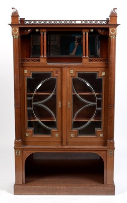 Lot 5A - A late 19th Century mahogany display cabinet