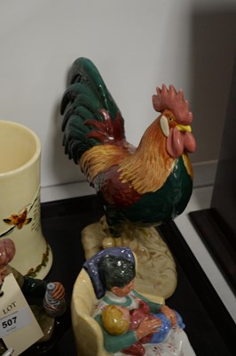 Lot 507 - A selection of decorative ceramics.