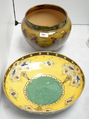 Lot 366 - A Royal Worcester circular bowl; and a Royal Doulton planter.