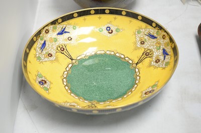 Lot 366 - A Royal Worcester circular bowl; and a Royal Doulton planter.