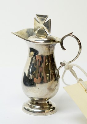 Lot 125 - A silver communion set, by William Davenport