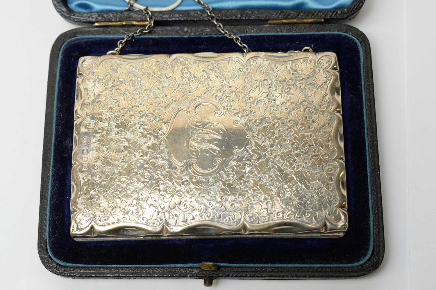 Lot 153 - A silver mounted purse, by Colen Hewer Cheshire