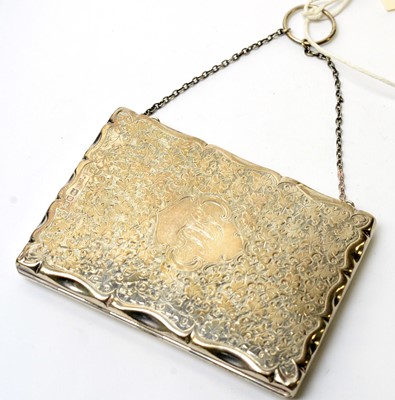Lot 153 - A silver mounted purse, by Colen Hewer Cheshire
