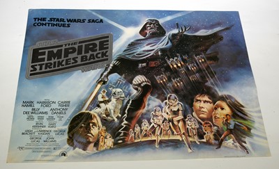 Lot 1057 - Star Wars The Empire Strikes Back British quad film poster